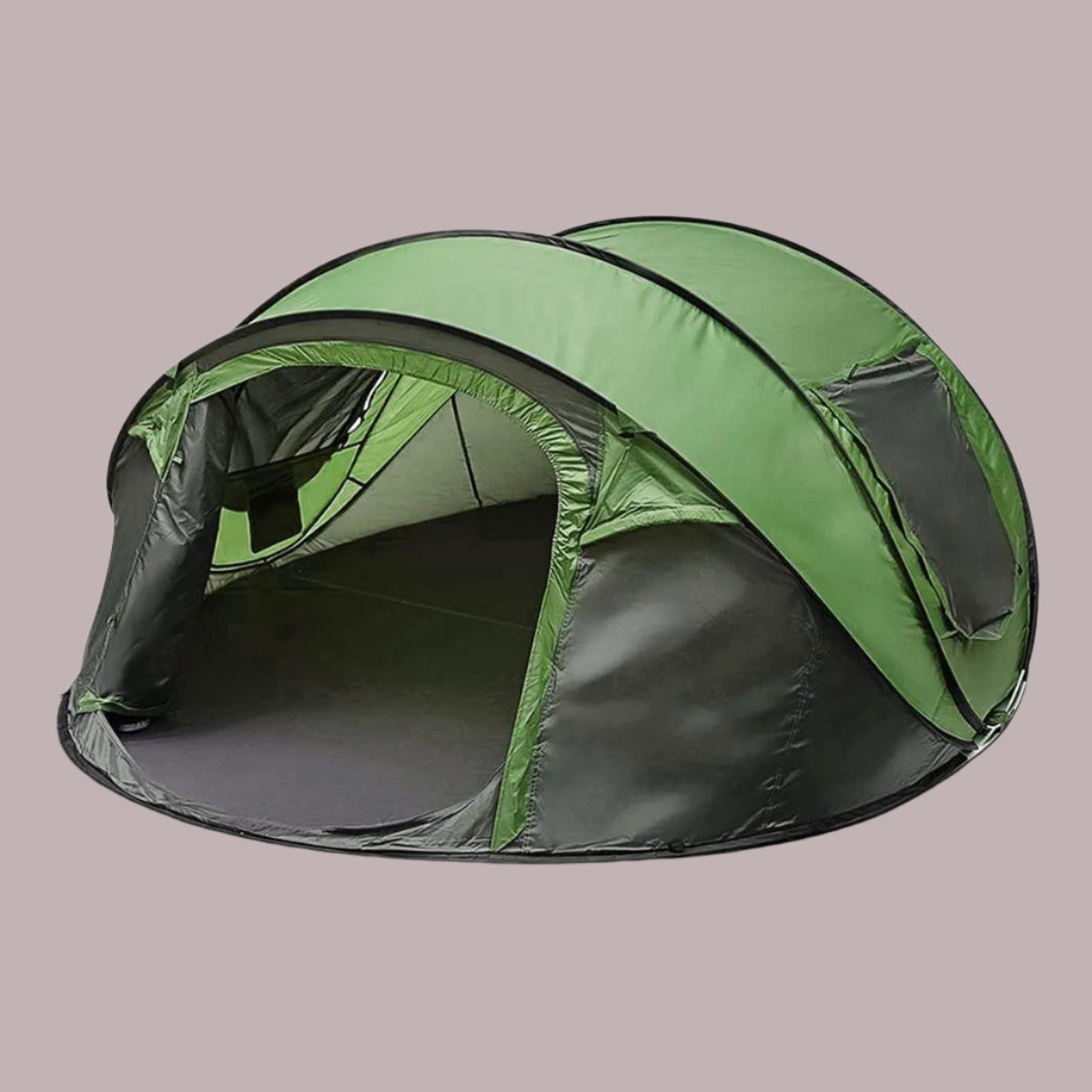 Cort pop-up Tourtecs PZ3 pentru 4-5 persoane, montaj rapid, poliester impermeabil, ideal pentru camping si excursii