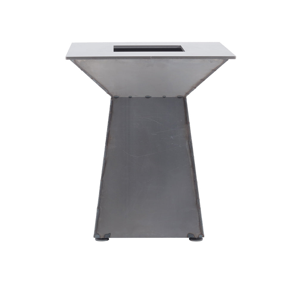 Gratar pe lemne model FOC SI PARA, realizat din otel, ideal pentru gatit si socializare in aer liber, cu husa de protectie inclusa