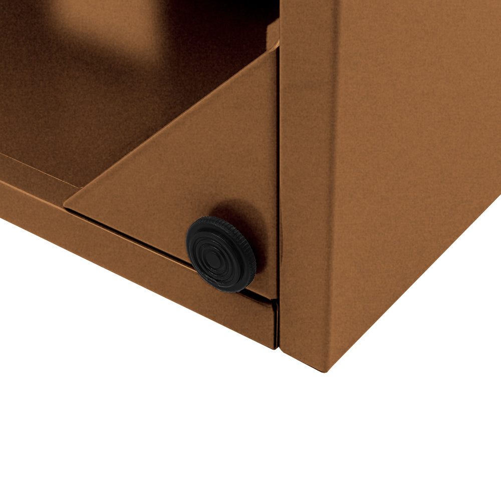 Jardiniera MAGUS ONE model SILVA, realizată din metal vopsit electrostatic, design modern și durabil pentru decor exterior sau interior cu plante.