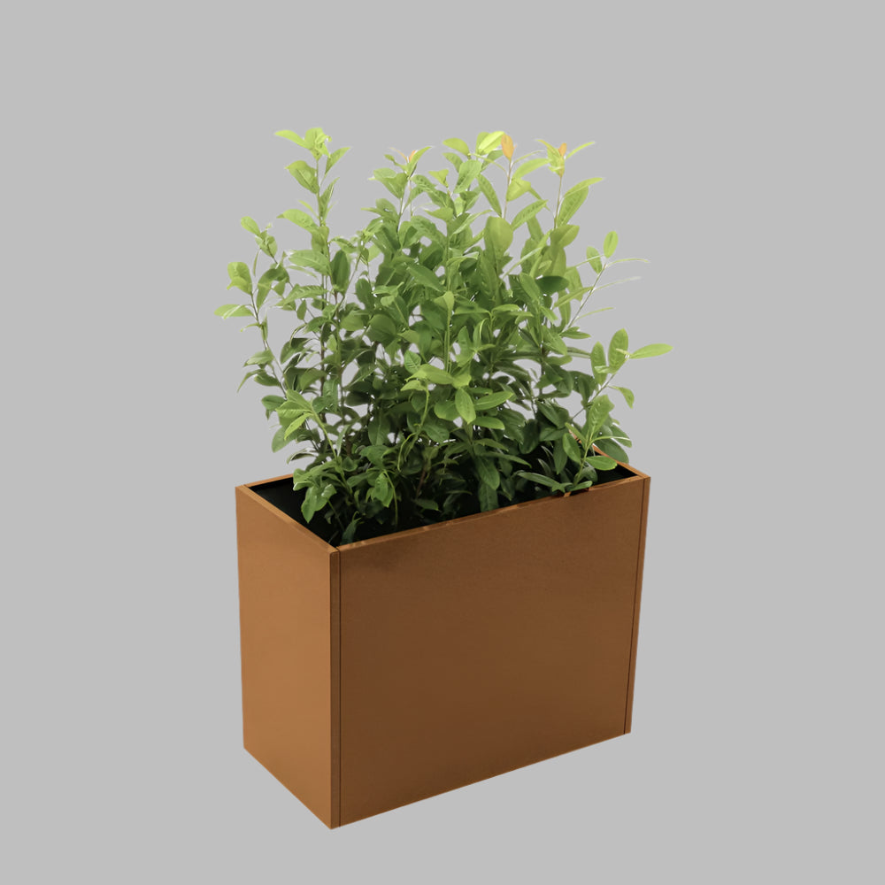 Jardiniera metalica SILVA pentru terasa, gradina sau balcon, ideala pentru decor sau protectie vizuala