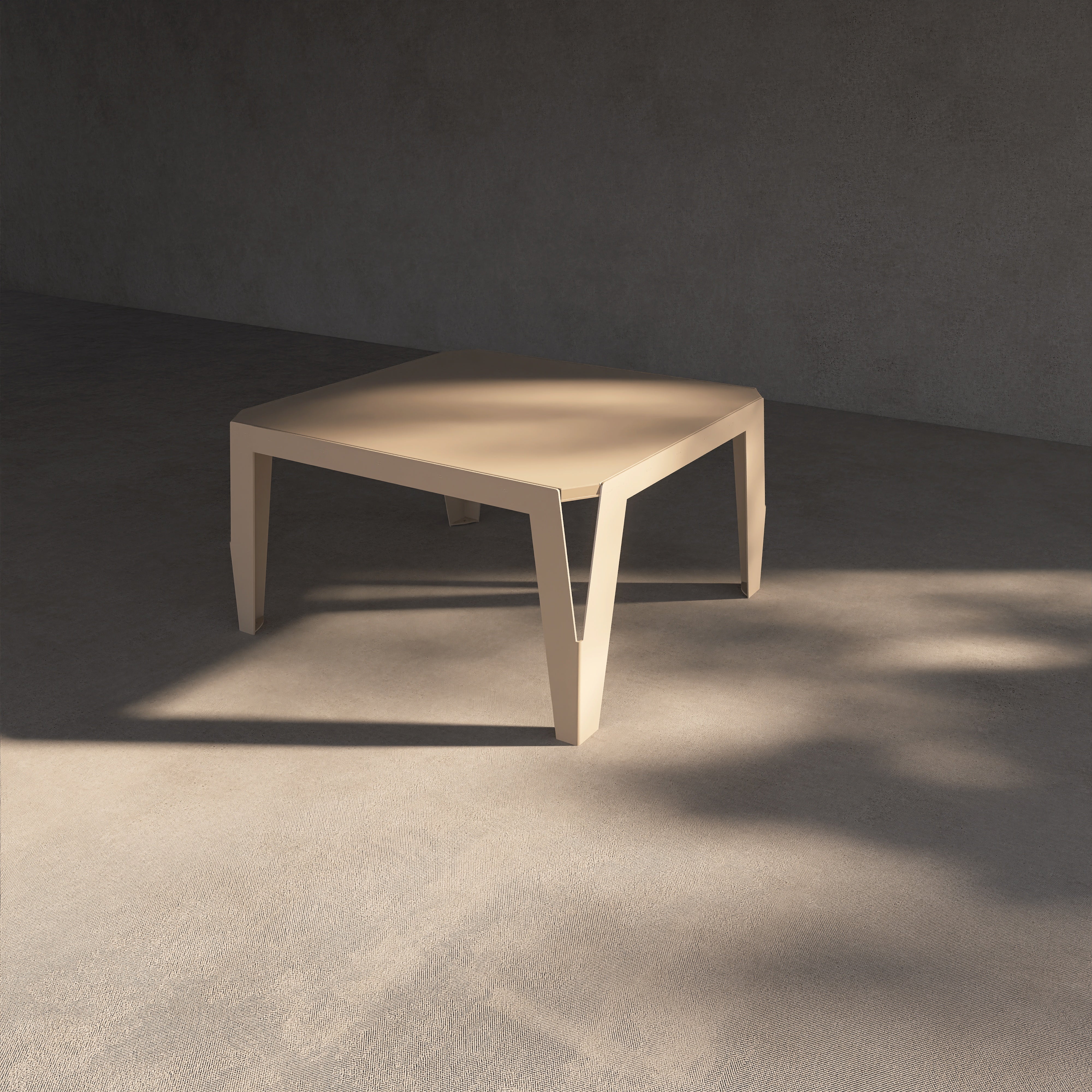 Masă metalică SPIC 4 pentru terasă, design elegant și rezistentă la intemperii