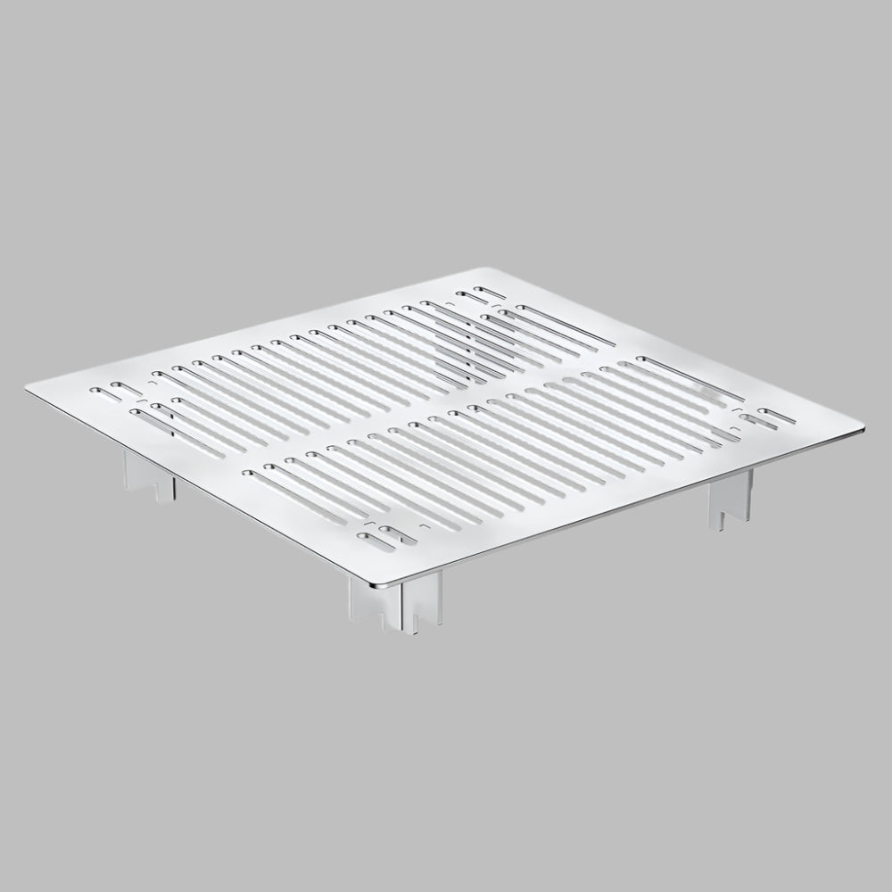 Plita din inox pentru gratar FOC SI PARA, ideala pentru mici si carne, cu distributie uniforma a caldurii si suprafata usor de curatat