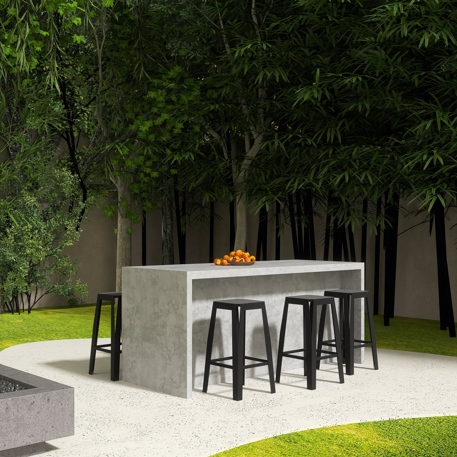 Scaun metalic de bar SPIC, ideal pentru gradini, terase, balcoane si zone de relaxare in aer liber, oferind confort si rezistenta