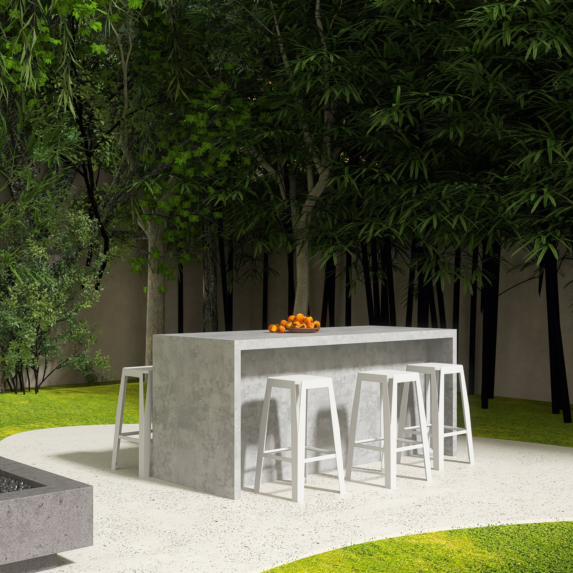 Scaun metalic de bar SPIC, ideal pentru gradini, terase, balcoane si zone de relaxare in aer liber, oferind confort si rezistenta