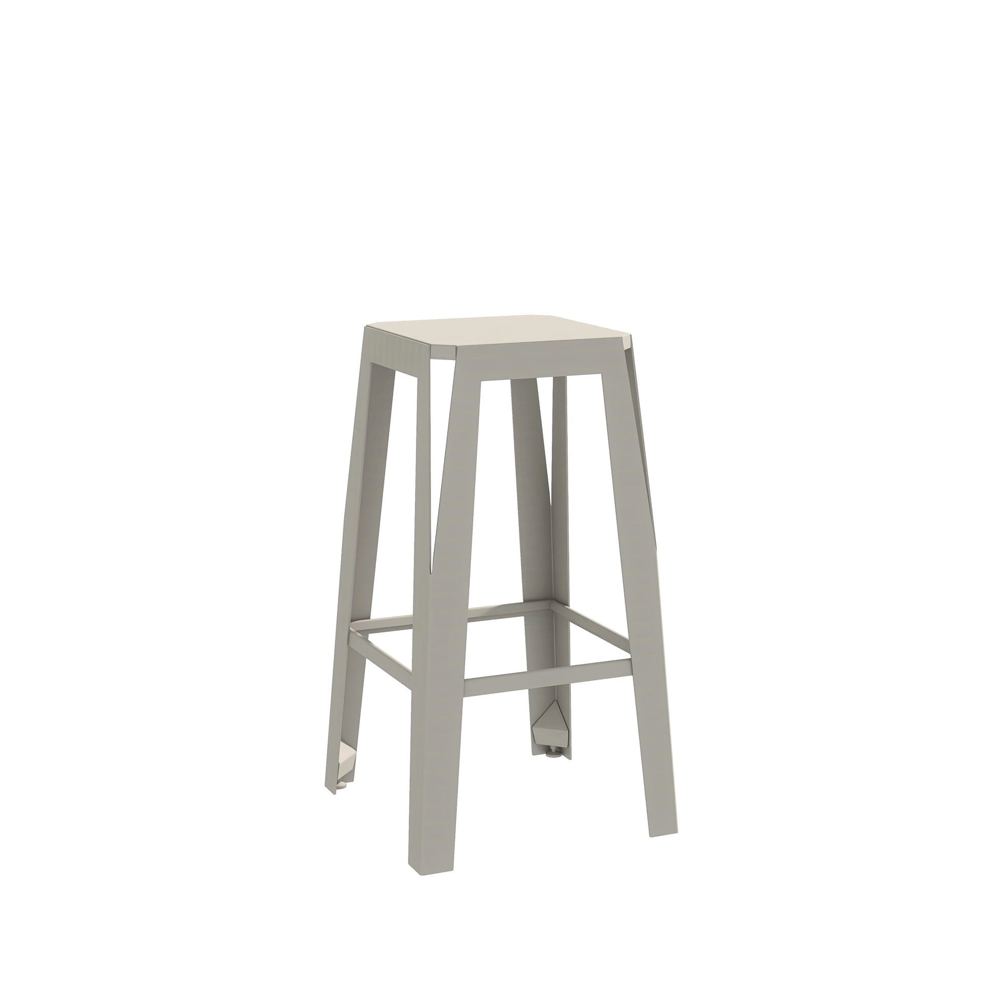 Scaun Metalic de Bar SPIC - Confort și Rezistență pentru Relaxare în Aer Liber