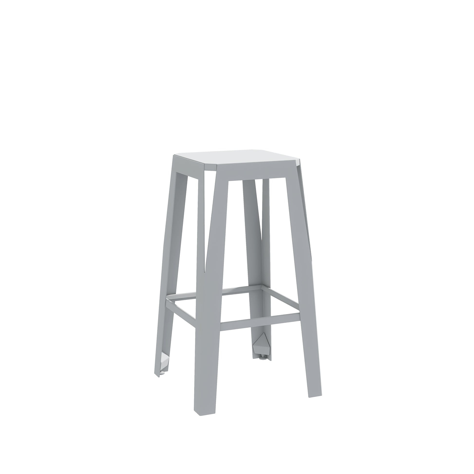 Scaun Metalic de Bar SPIC - Confort și Rezistență pentru Relaxare în Aer Liber