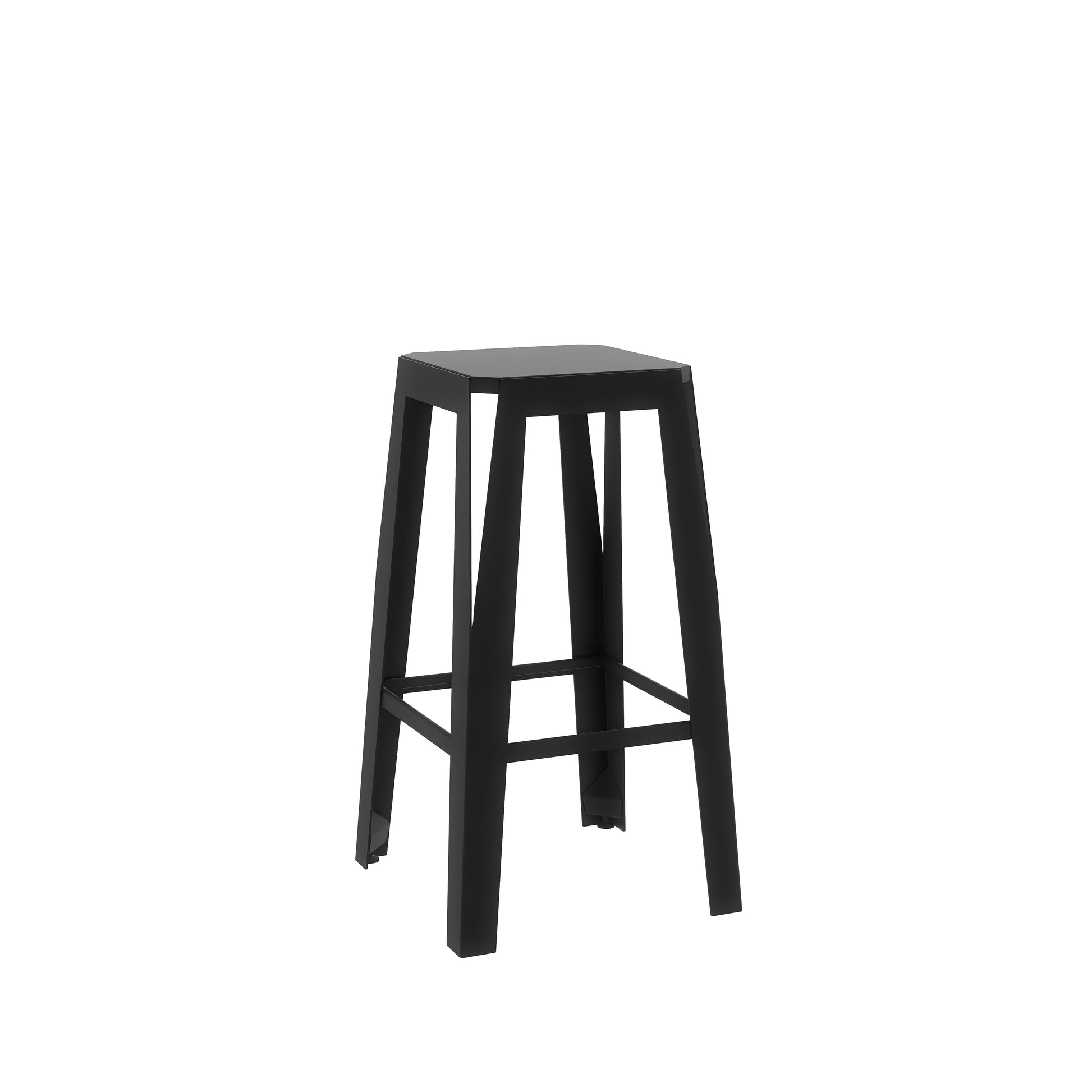 Scaun metalic de bar SPIC, ideal pentru gradini, terase, balcoane si zone de relaxare in aer liber, oferind confort si rezistenta