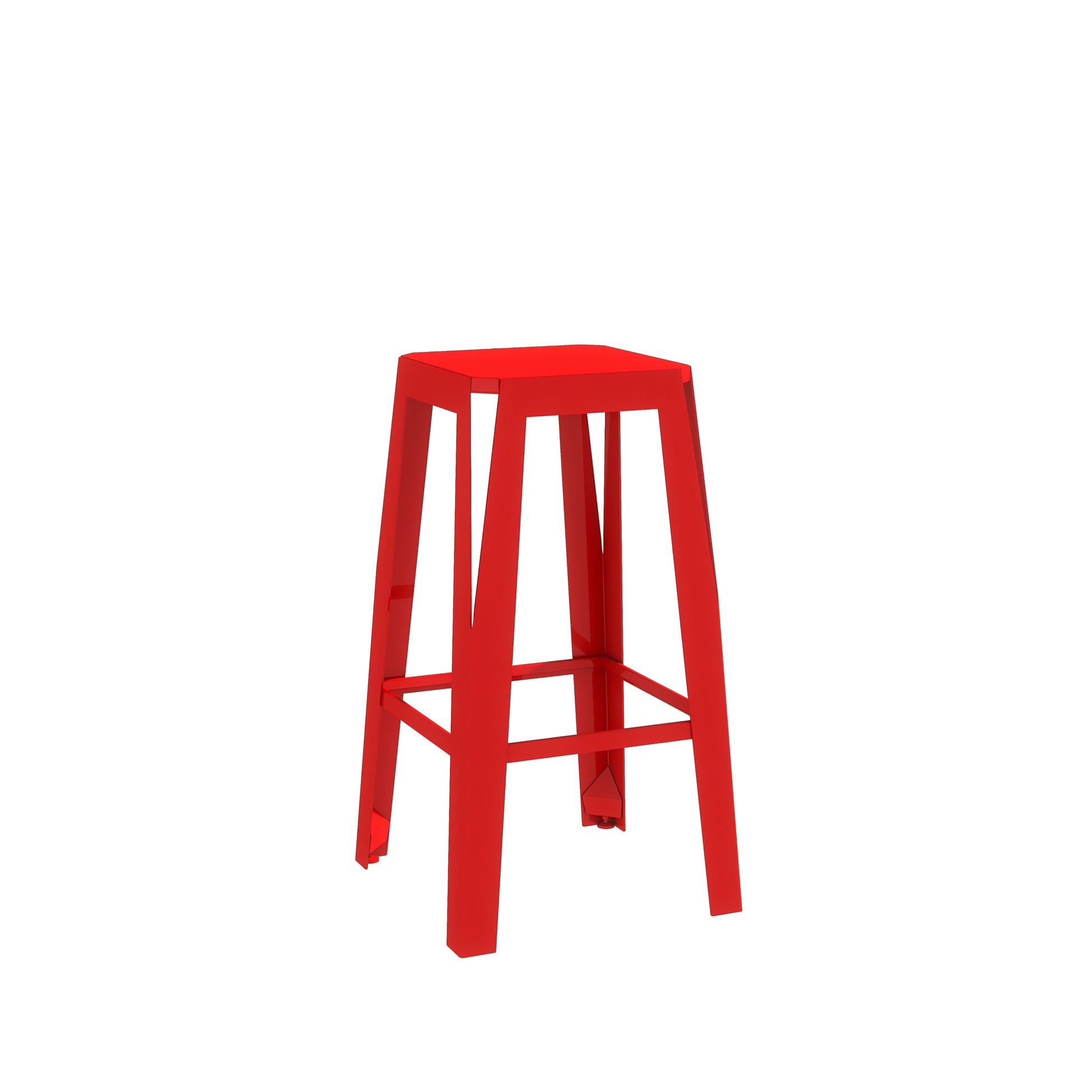 Scaun metalic de bar SPIC, ideal pentru gradini, terase, balcoane si zone de relaxare in aer liber, oferind confort si rezistenta