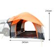 Cort auto spate 1-2 persoane Vanit ME64, portocaliu, montaj rapid, rezistent la UV si apa, ideal pentru camping si hayon

