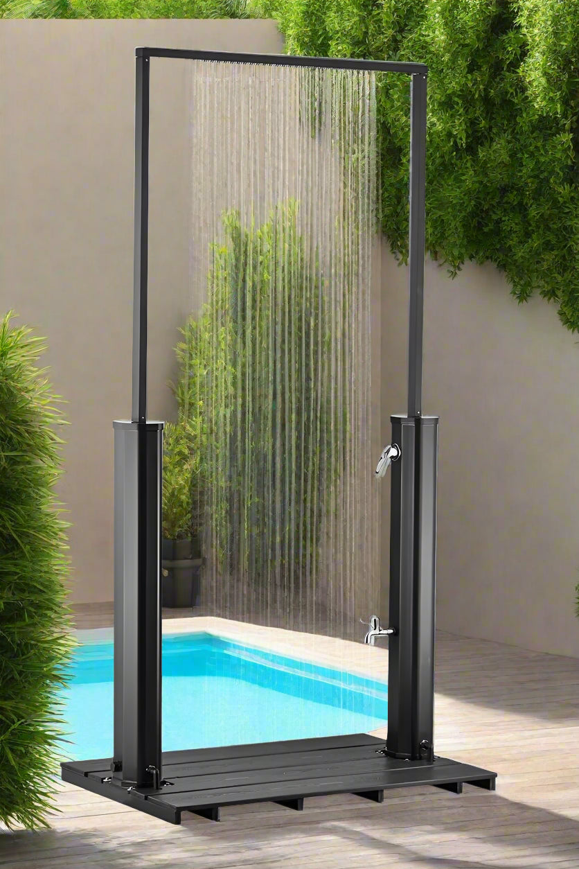 Dus de gradina Divit GD1, exterior, cu racord de apa si cap reglabil, ideal pentru gradina sau piscina

