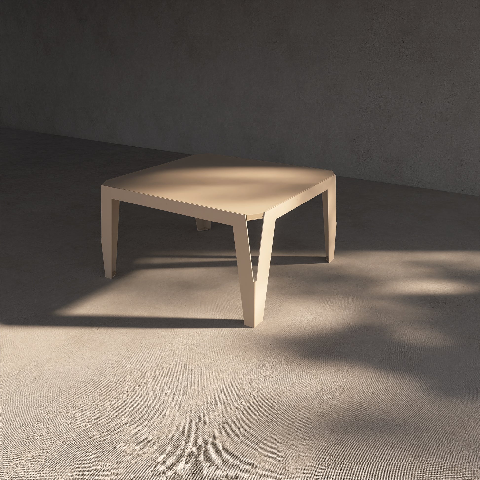 Masă metalică SPIC 4 pentru terasă, design elegant și rezistentă la intemperii