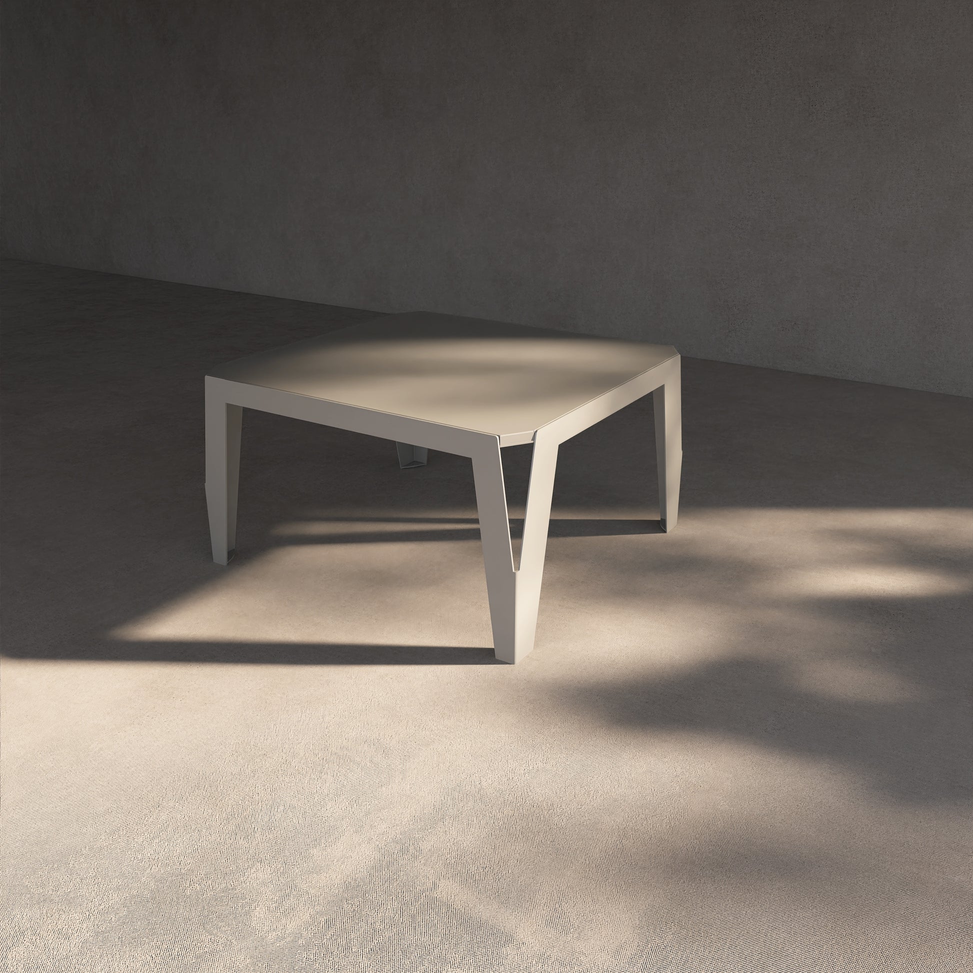 Masă metalică SPIC 4 pentru terasă, design elegant și rezistentă la intemperii