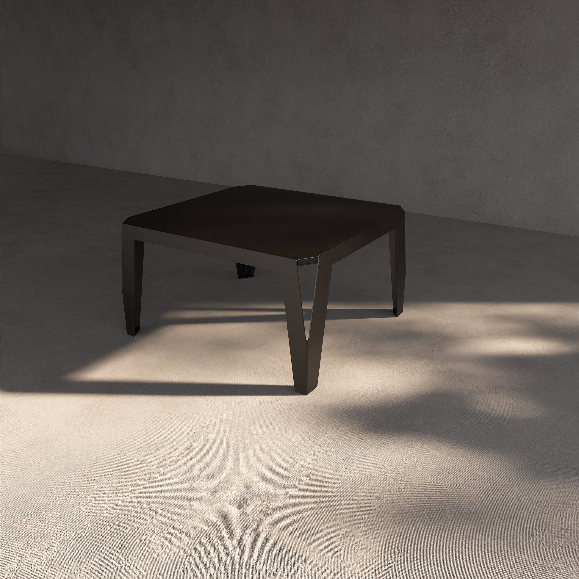 Masă metalică SPIC 4 pentru terasă, design elegant și rezistentă la intemperii